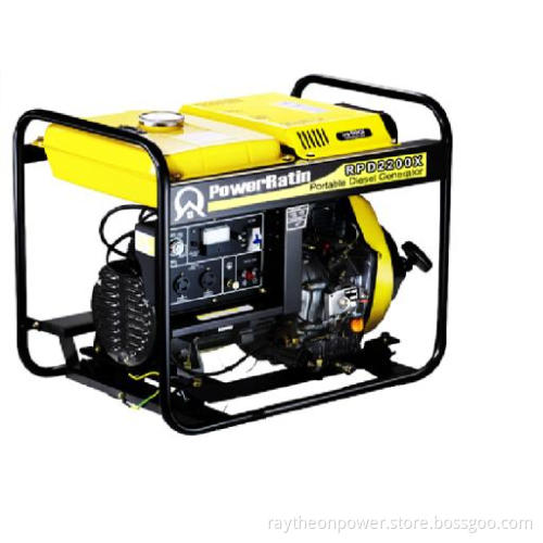 2kw3kw Portable Open Frame Type Diesel Generator Set